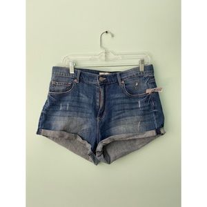 Denim shorts